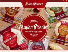 Tablet Screenshot of mariaandricardos.com